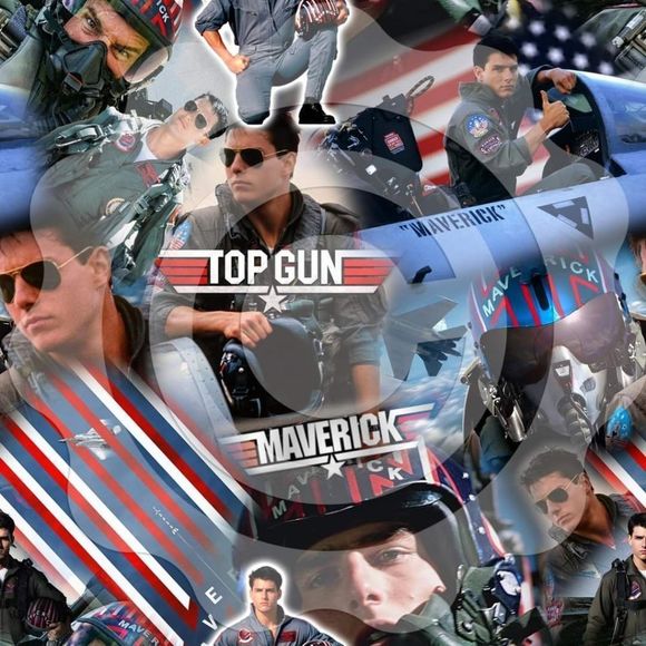 NEW TOP GUN'S MAVERICK 3/4 TEE - Picture 2 of 2